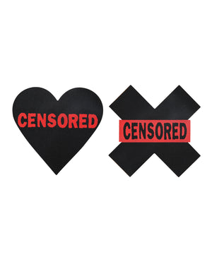 Peekaboos Peekaboos Censored Hearts &amp; X - Pack of 2 - Image 2