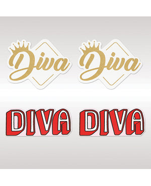 Peekaboos Peekaboos Diva Pasties - 2 Pairs - Image 2