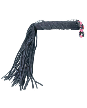 Plesur Plesur 15" Leather Flogger - Black