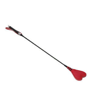 Plesur Plesur 26" Heart PVC Crop - Black/Red - Image 2