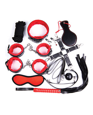 Plesur Plesur Deluxe Bondage Kit - Black/Red - Image 3