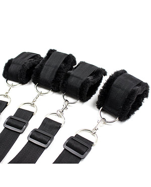 Plesur Plesur Fuzzy Bedroom Bondage Kit - Black - Image 2