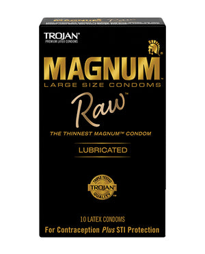 Trojan Trojan Magnum Raw Condoms - Pack of 10