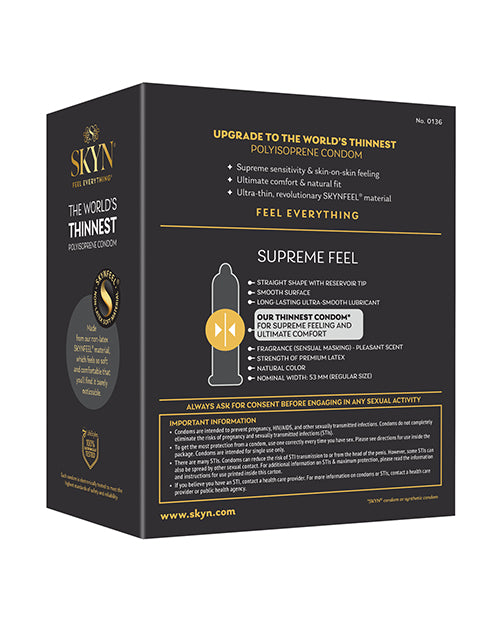 Lifestyles Lifestyles SKYN Supreme Feel Condoms - Pack of 30 - Image 2