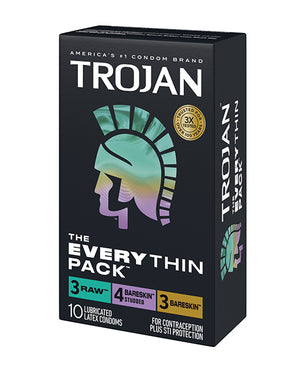 Trojan Trojan BareSkin EveryTHIN Condoms - Variety Pack of 10 - Image 5