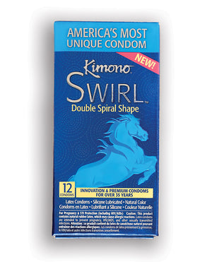 Kimono Kimono Swirl Condoms - Pack of 12