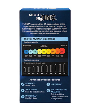 One My One Super Snug Condoms - Pack of 10 - Image 3
