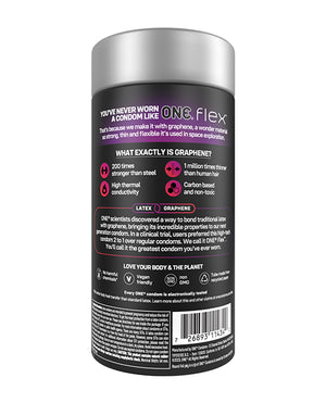 One One Flex Graphene Condoms - Pack of 10 - Image 2