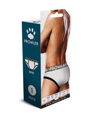 Prowler Oversized Paw Brief - White/Multi LG - Image 4
