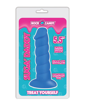 Rock Candy Rock Candy Suga Daddy 5.5" Silicone Dildo - Blue - Image 4