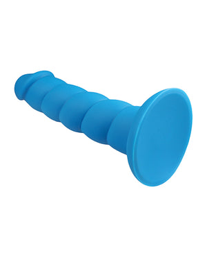 Rock Candy Rock Candy Suga Daddy 8" Silicone Dildo - Blue - Image 4