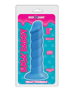 Rock Candy Rock Candy Suga Daddy 8" Silicone Dildo - Blue