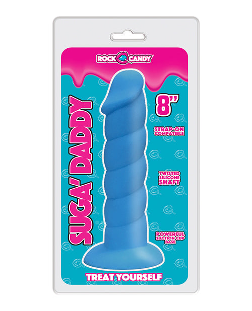 Rock Candy Rock Candy Suga Daddy 8" Silicone Dildo - Blue