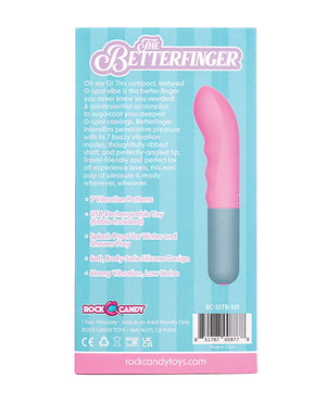 Rock Candy Rock Candy The Betterfinger G-Spot Vibe - Pink/Grey - Image 5