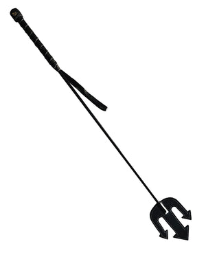 Rouge Rouge Devil Riding Crop - Black
