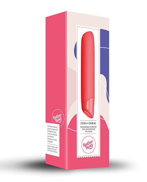 SugarBoo SugarBoo Cool Coral Rechargeable Vibrator - Coral