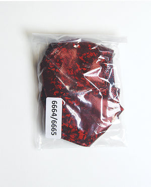Shimmer Tie Back Tube Top w/Cheeky Panty 2 pc Set - Red O/S - Image 3
