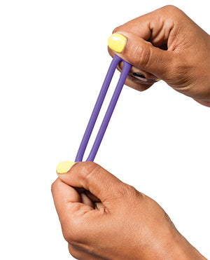 ROMP ROMP Remix Trio Penis Ring Set of 3 - Purple - Image 4