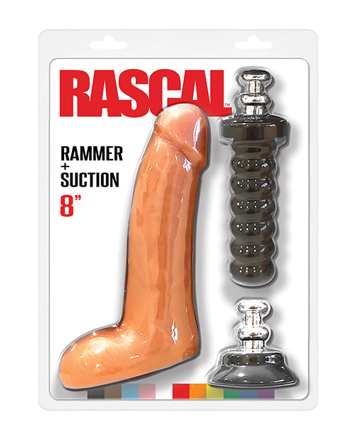 Rascal Toys Rascal 8" Cock w/Rammer &amp; Suction