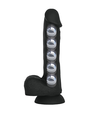 VERS VERS Liquid Silicone Suction Dildo - Black - Image 3