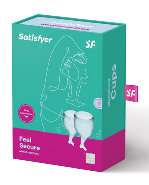 Satisfyer Satisfyer Feel Secure Menstrual Cup - Light Blue - Image 2