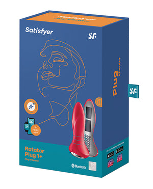 Satisfyer Satisfyer Rotator Plug 1+ - Red - Image 5