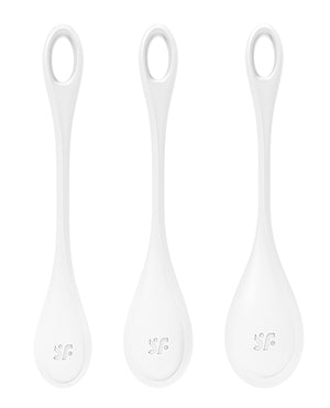 Satisfyer Satisfyer Yoni Power 1 Balls Training Set - White - Image 4