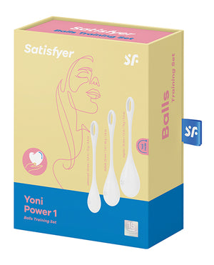 Satisfyer Satisfyer Yoni Power 1 Balls Training Set - White - Image 5