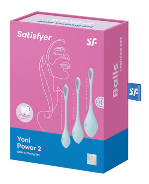 Satisfyer Satisfyer Yoni Power 2 Balls Training Set - Light Blue - Image 5
