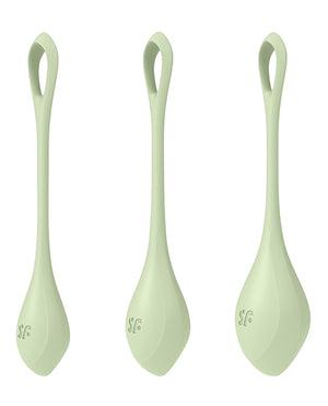 Satisfyer Satisfyer Yoni Power 2 Balls Training Set - Light Green