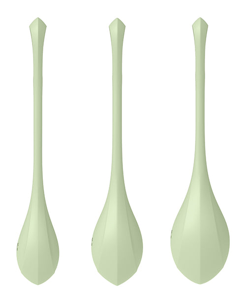 Satisfyer Satisfyer Yoni Power 2 Balls Training Set - Light Green - Image 2