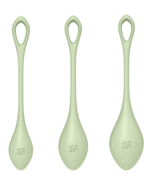 Satisfyer Satisfyer Yoni Power 2 Balls Training Set - Light Green - Image 4