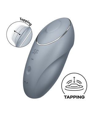 Satisfyer Satisfyer Tap &amp; Climax 1 - Blue/Grey - Image 4