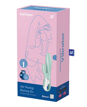 Satisfyer Satisfyer Air Pump Bunny 5+ - Mint - Image 5