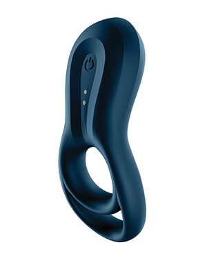 Satisfyer Satisfyer Epic Duo Ring Vibrator - Dark Blue - Image 4
