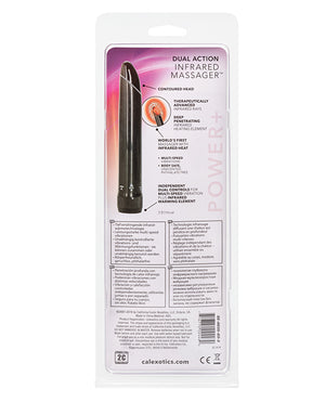 California Exotic Novelties Dual Action Infra Red Massager - Multi Speed Black - Image 4