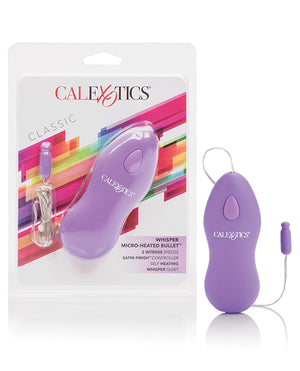 California Exotic Bullets Whisper Micro Heated Bullet - Purple - Image 3