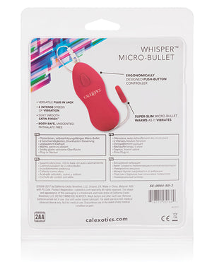 California Exotic Bullets Whisper Micro Bullet - Pink