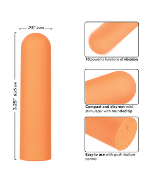 Turbo Buzz Turbo Buzz Rounded Bullet Stimulator - Orange - Image 5