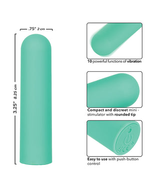 Turbo Buzz Turbo Buzz Rounded Bullet Stimulator - Green - Image 5