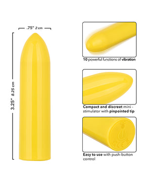 Turbo Buzz Turbo Buzz Classic Bullet Stimulator - Yellow - Image 5