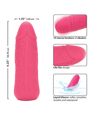 Silicone Studs Silicone Studs Mini Vibrating Studs - Pink - Image 5