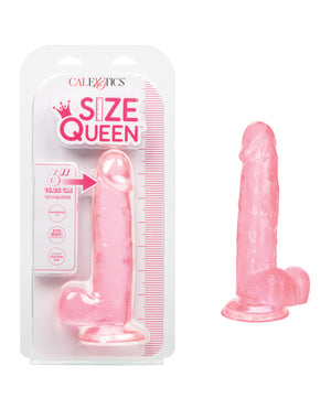 Size Queen Size Queen 6" Dildo - Pink - Image 2