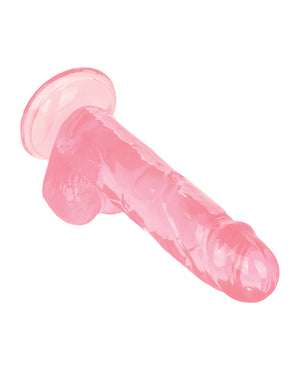 Size Queen Size Queen 6" Dildo - Pink - Image 4