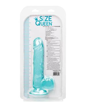 Size Queen Size Queen 6" Dildo - Blue - Image 2