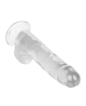Size Queen Size Queen 8" Dildo - Clear - Image 4