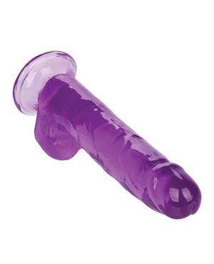 Size Queen Size Queen 8" Dildo - Purple - Image 3