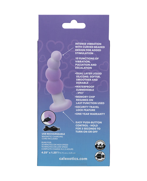 Lavender Haze Beaded Curved Anal Probe - Image 2