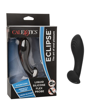 CalExotics Anal Toys Eclipse Liquid Silicone Flex Probe - Black