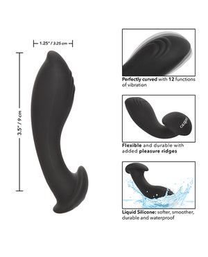 CalExotics Anal Toys Eclipse Liquid Silicone Flex Probe - Black - Image 5